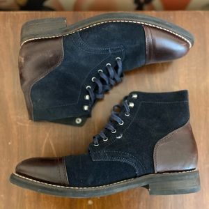 Thursday Boots Captain in Midnight Blue Suede US Men’s Size 10